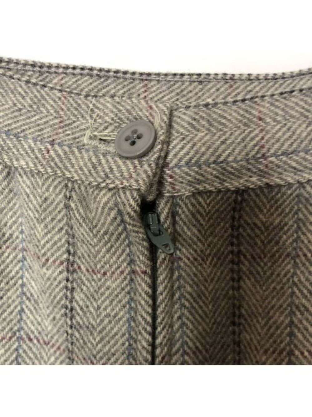 Vintage Edgeworth Clothiers Womens Gray 2-Piece Skirt Suit Jacket Set Size 10 - Picture 11 of 14